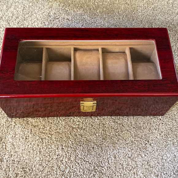 Cherrywood Jewelry Box for Watches - Picture 1 of 9